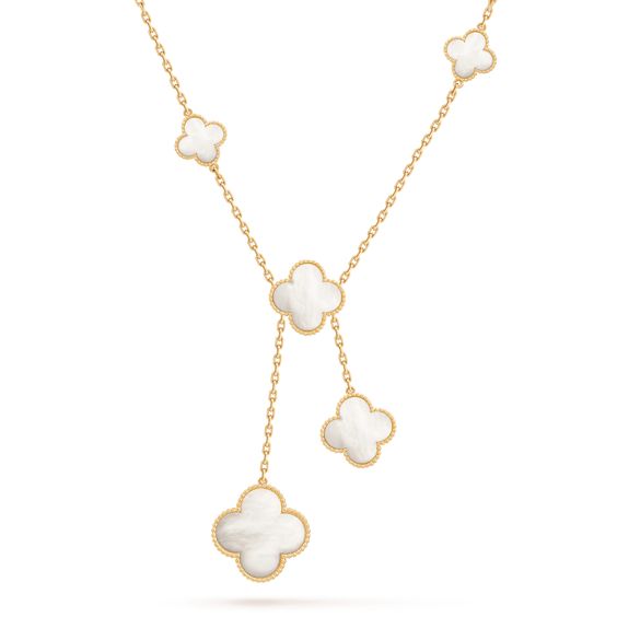 [AuraEcho Jewelry]CLOVER MOTHER OF PEARL NECKLACE 6 MOTIF