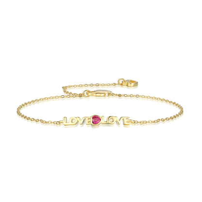 [AuraEcho]Romantic Heart Shape Lover Bracelet