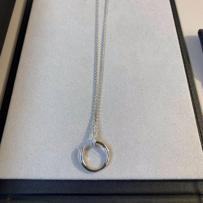 [AuraEcho Jewelry]JUSTE NECKLACE SILVER