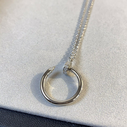 [AuraEcho Jewelry]JUSTE NECKLACE SILVER