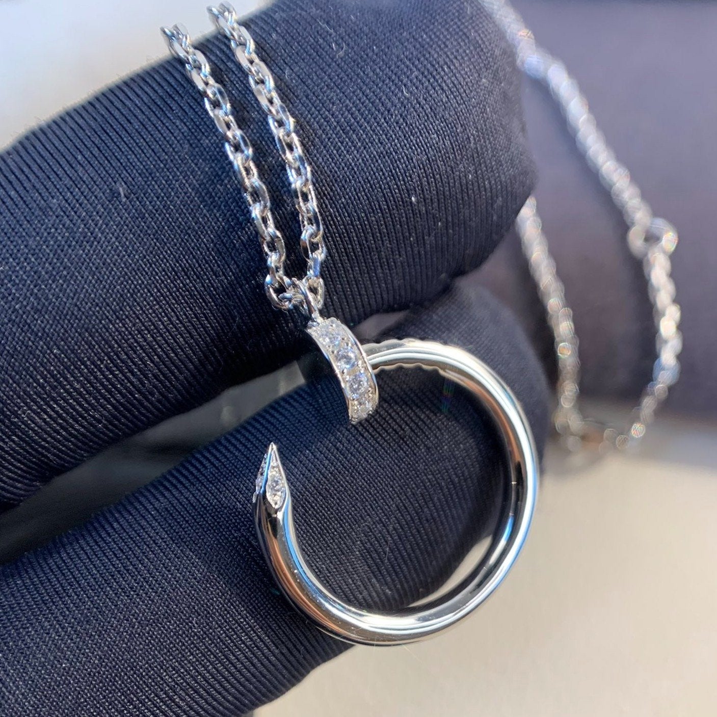 [AuraEcho Jewelry]JUSTE NECKLACE SILVER