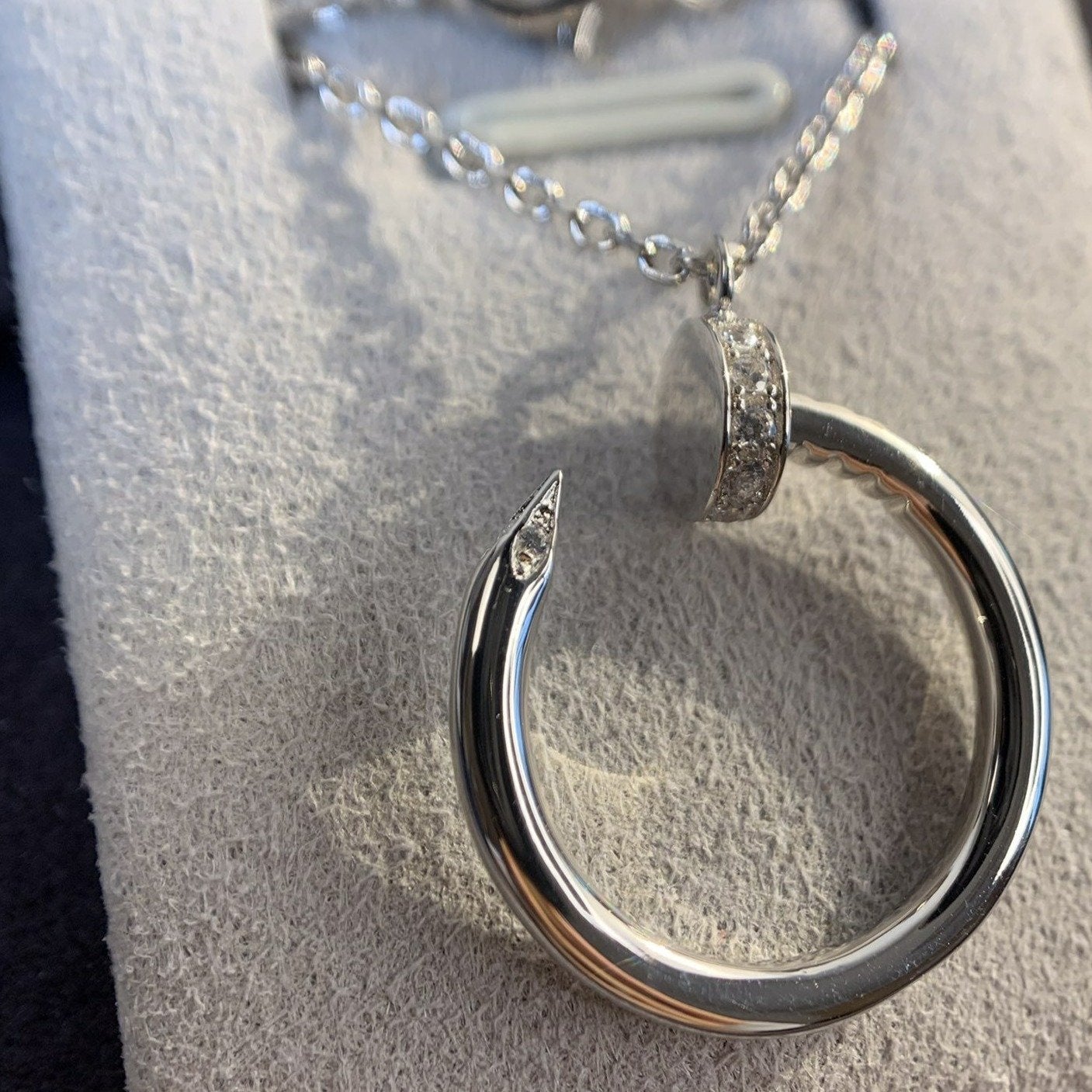 [AuraEcho Jewelry]JUSTE NECKLACE SILVER