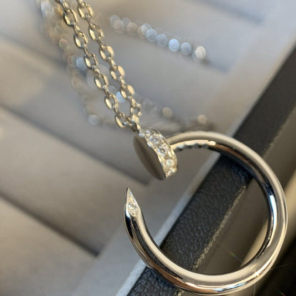 [AuraEcho Jewelry]JUSTE NECKLACE SILVER
