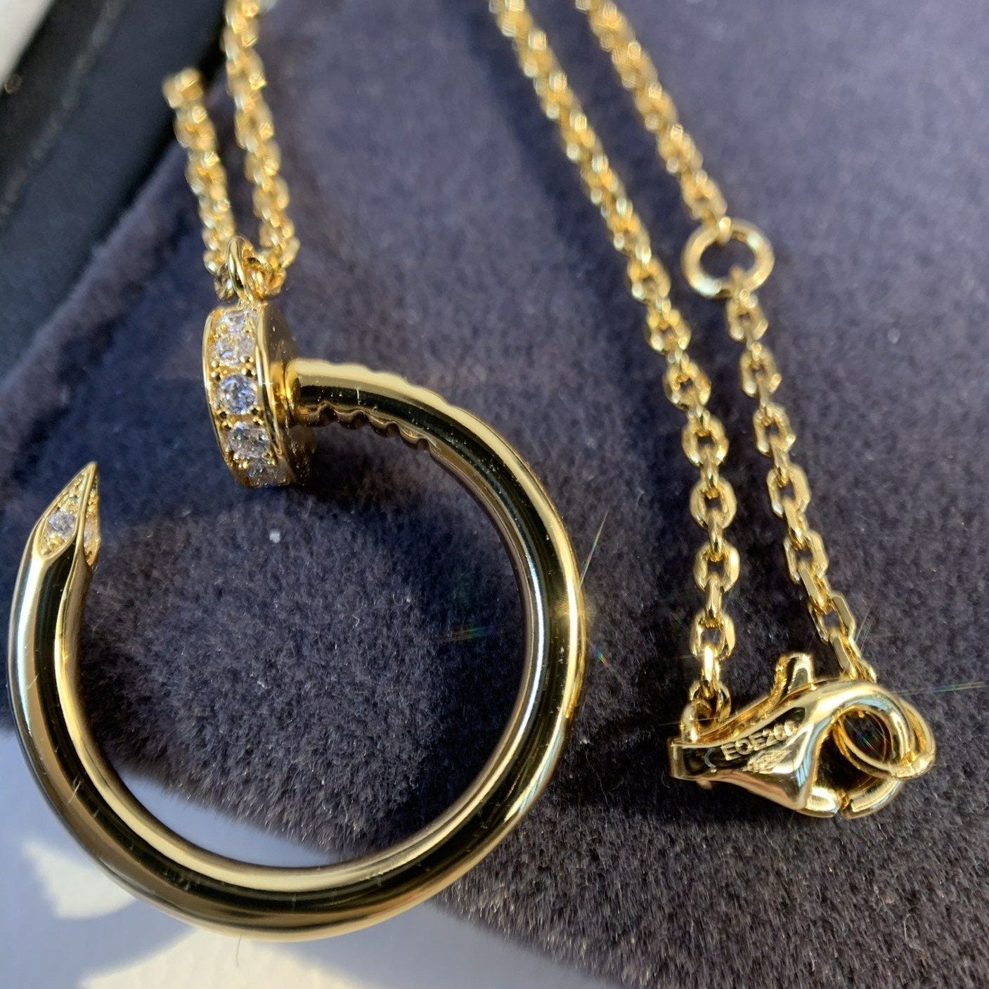 [AuraEcho Jewelry]JUSTE NECKLACE GOLD