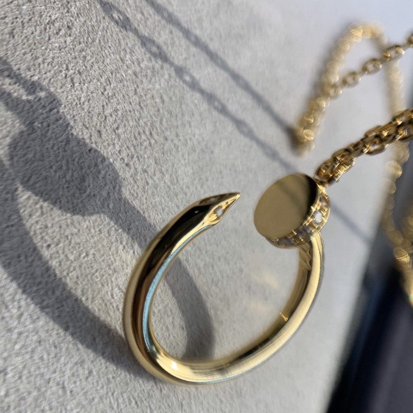 [AuraEcho Jewelry]JUSTE NECKLACE GOLD