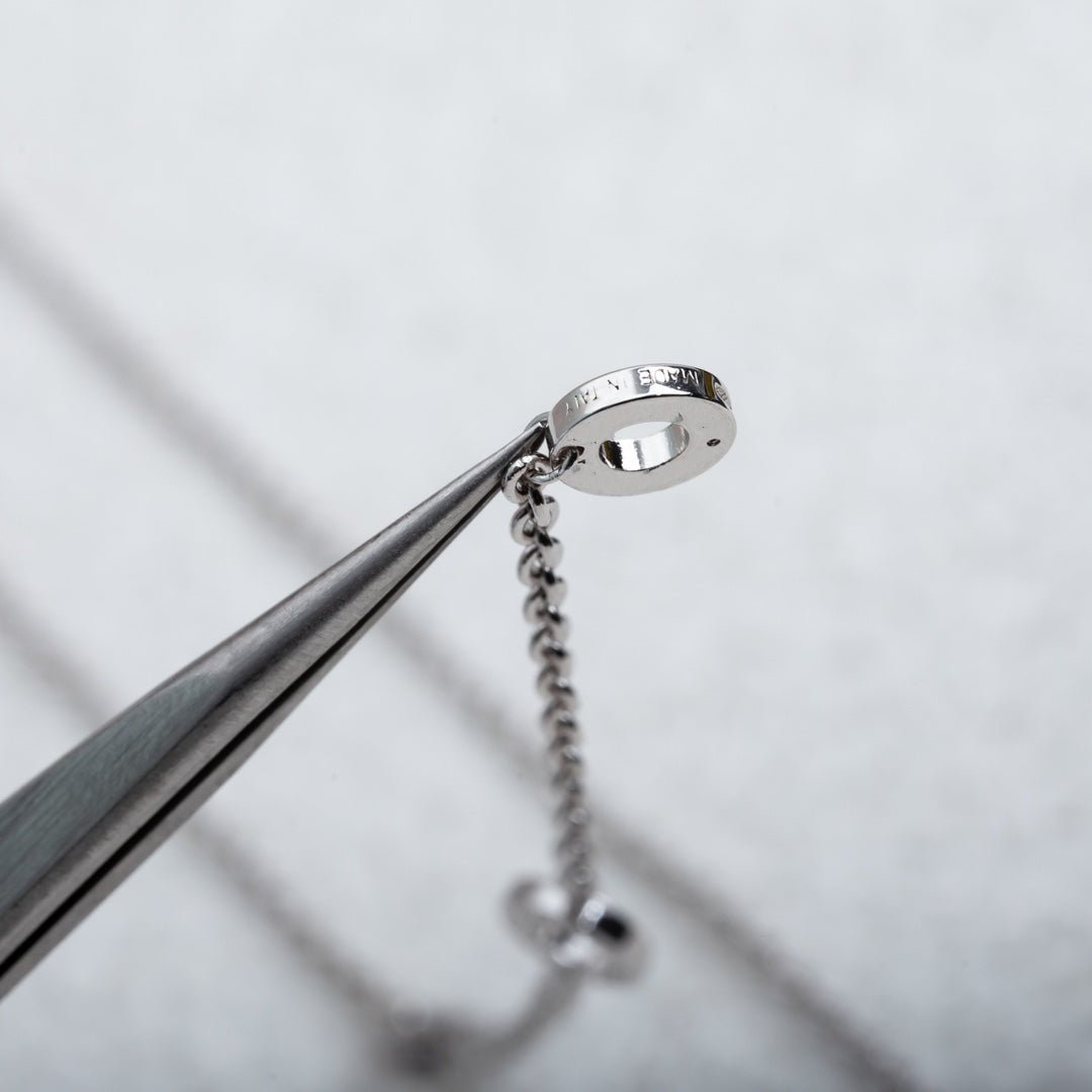 [AuraEcho Jewelry]PARENTESI NECKLACE SILVER