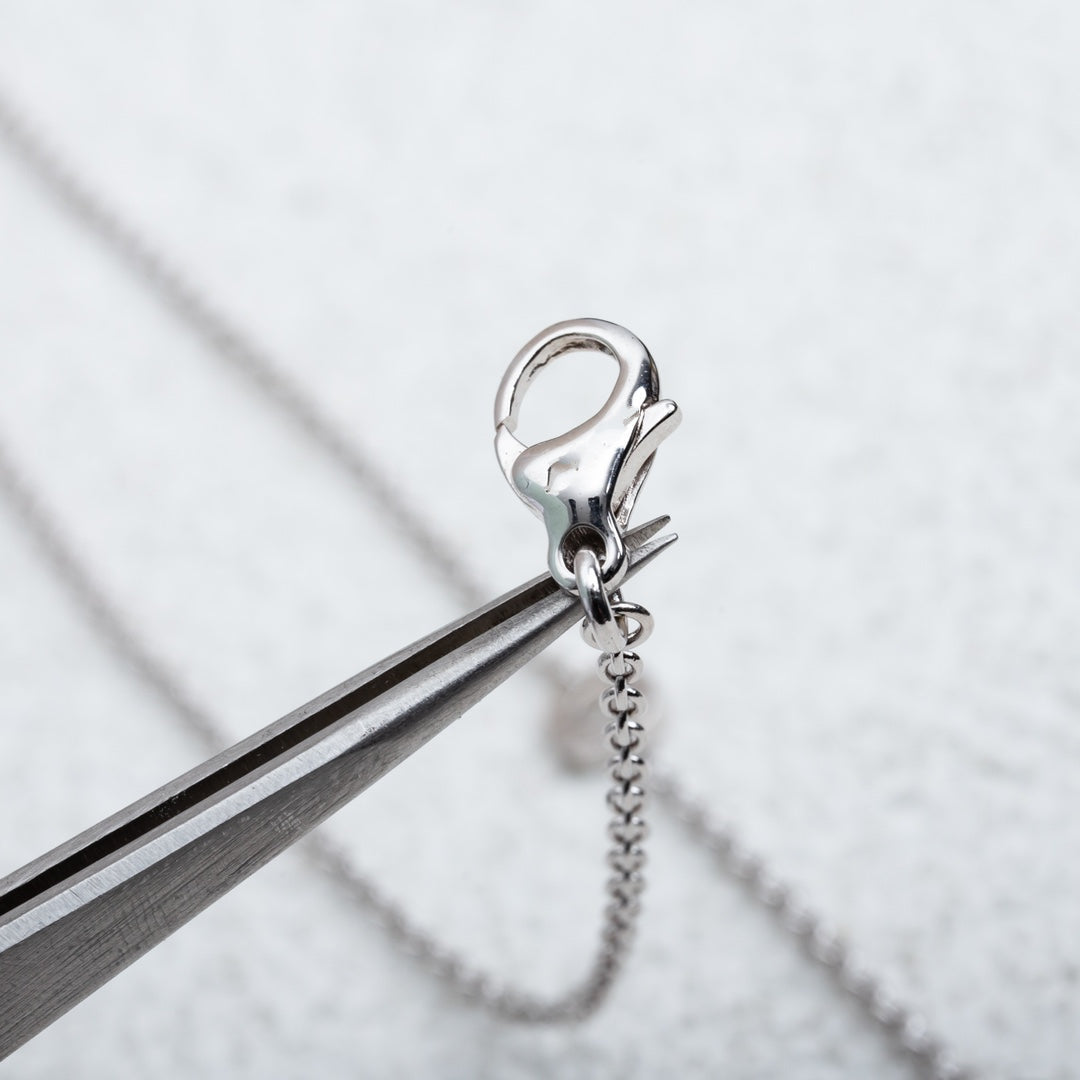 [AuraEcho Jewelry]PARENTESI NECKLACE SILVER