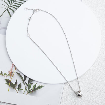 [AuraEcho Jewelry]PARENTESI NECKLACE SILVER