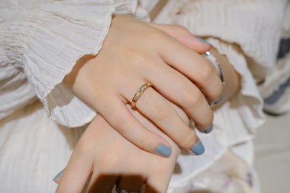 [AuraEcho]LOVE RING 2.65MM DIAMOND