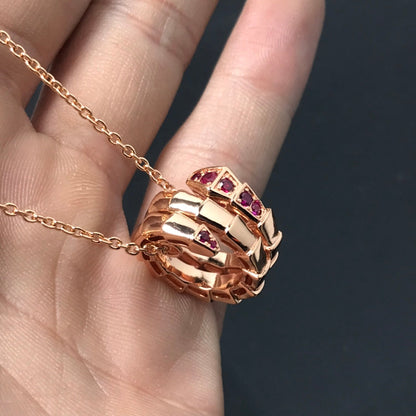 [AuraEcho Jewelry]SERPENTI PEDANT NECKLACE
