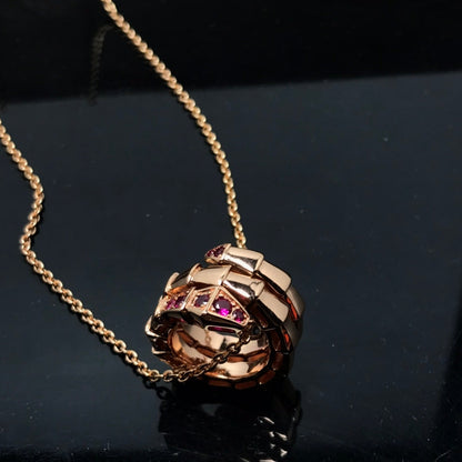 [AuraEcho Jewelry]SERPENTI PEDANT NECKLACE