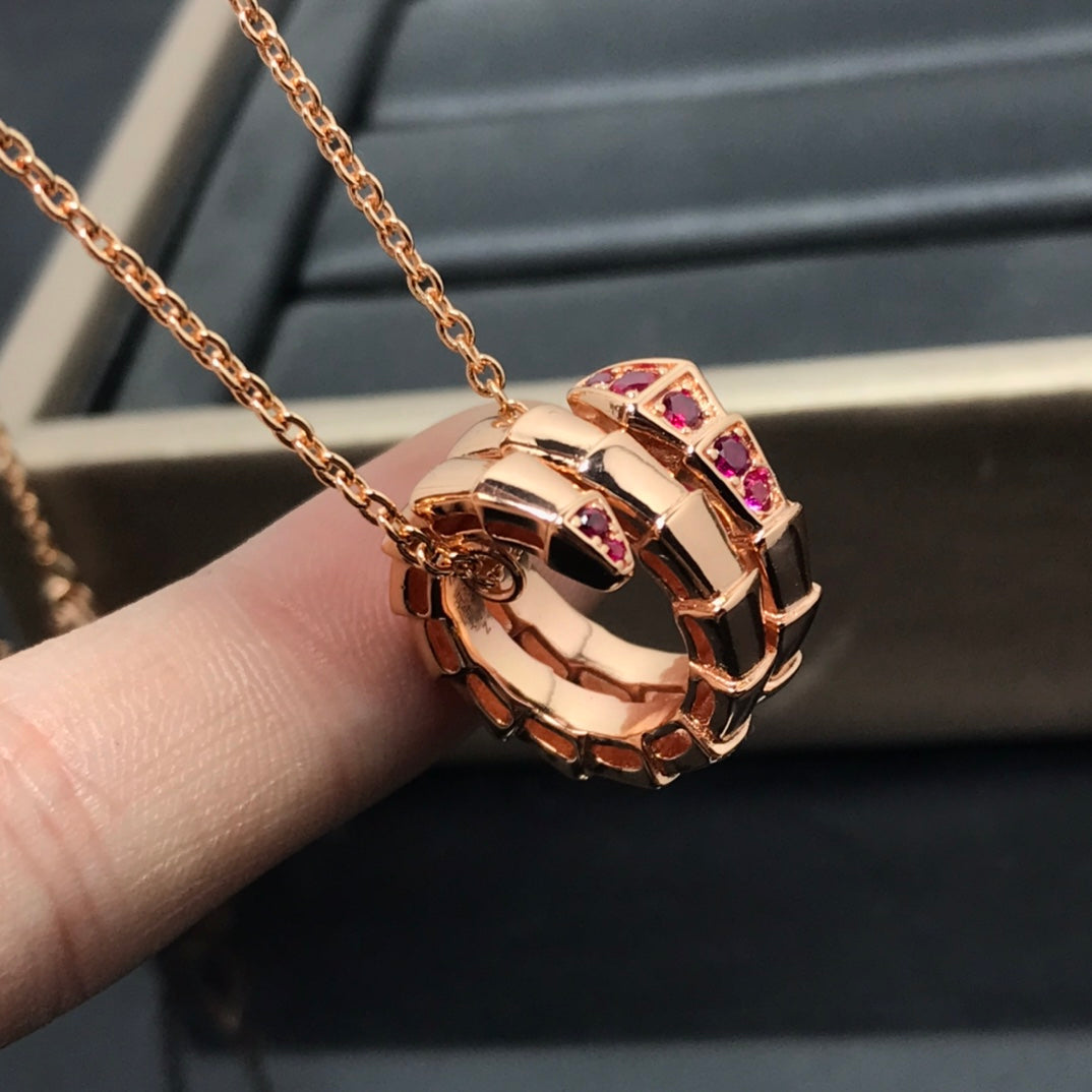 [AuraEcho Jewelry]SERPENTI PEDANT NECKLACE