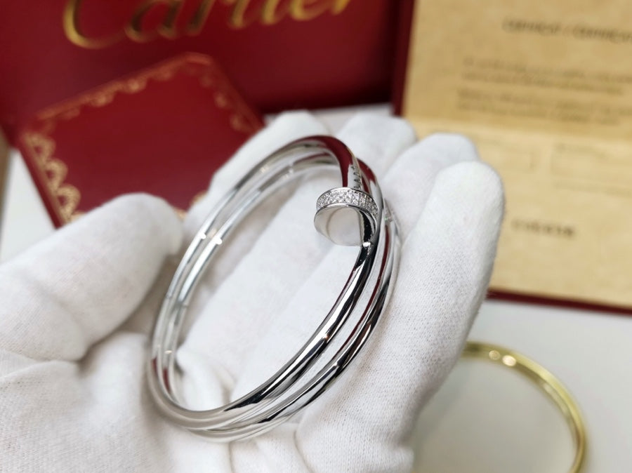 [AuraEcho Jewelry]JUSTE BRACELET 3.5MM DOUBLE ROW DIAMOND
