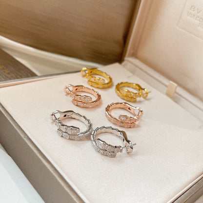 [AuraEcho]SERPENTI EARRINGS DIAMOND