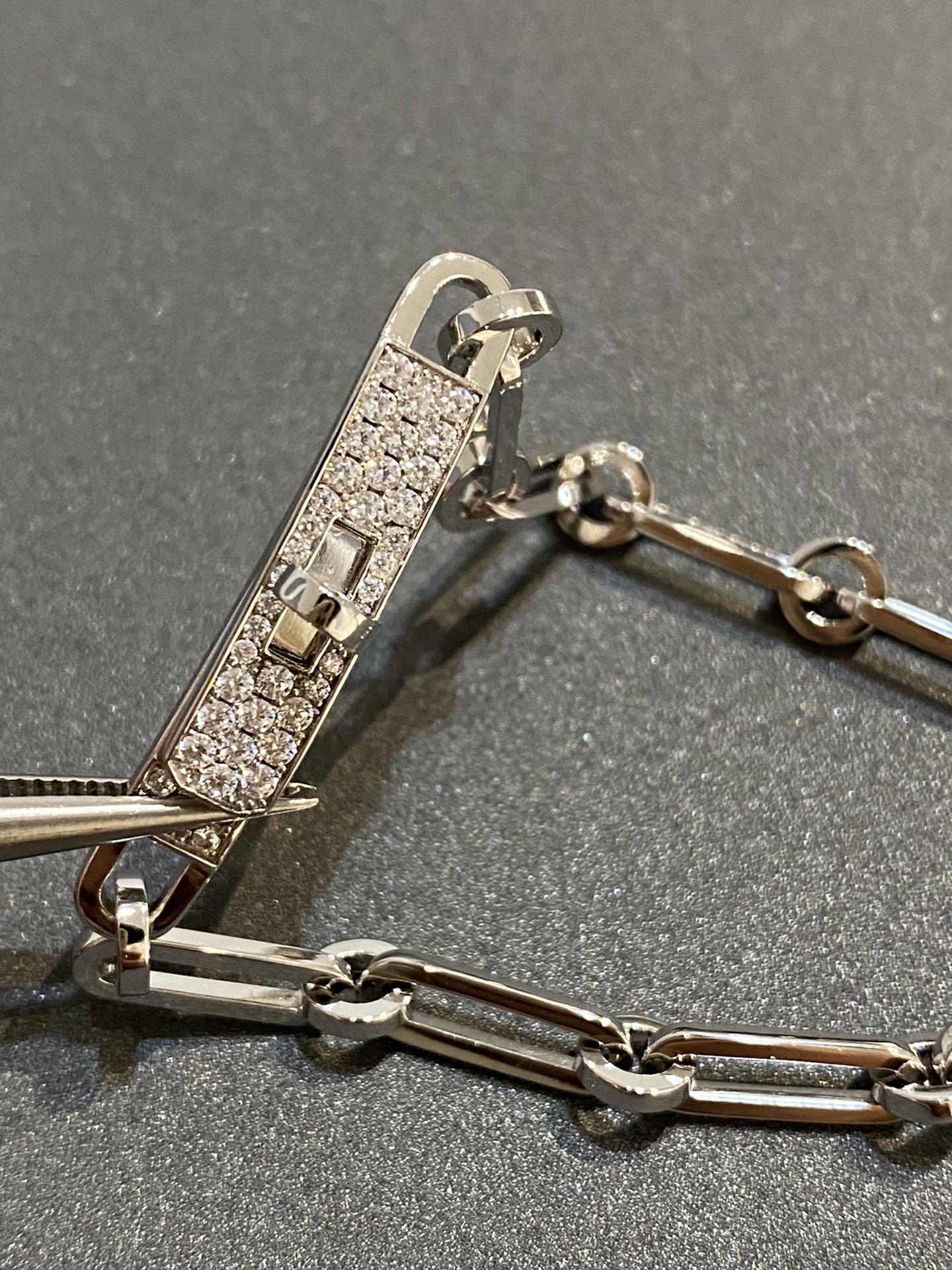 [AuraEcho Jewelry]CHAINE BRACELET SMALL MODEL DIAMOND