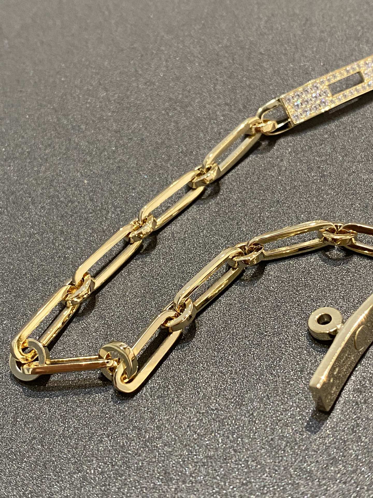 [AuraEcho Jewelry]CHAINE BRACELET SMALL MODEL DIAMOND