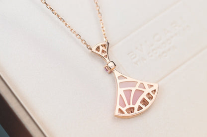 [AuraEcho Jewelry]DREAM NECKLACE PINK MOP DIAMOND