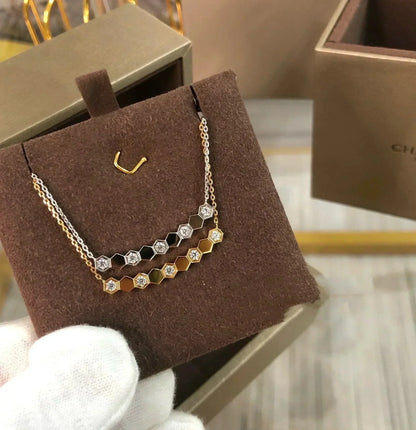 [AuraEcho Jewelry]BEE LOVE NECKLACE DIAMOND