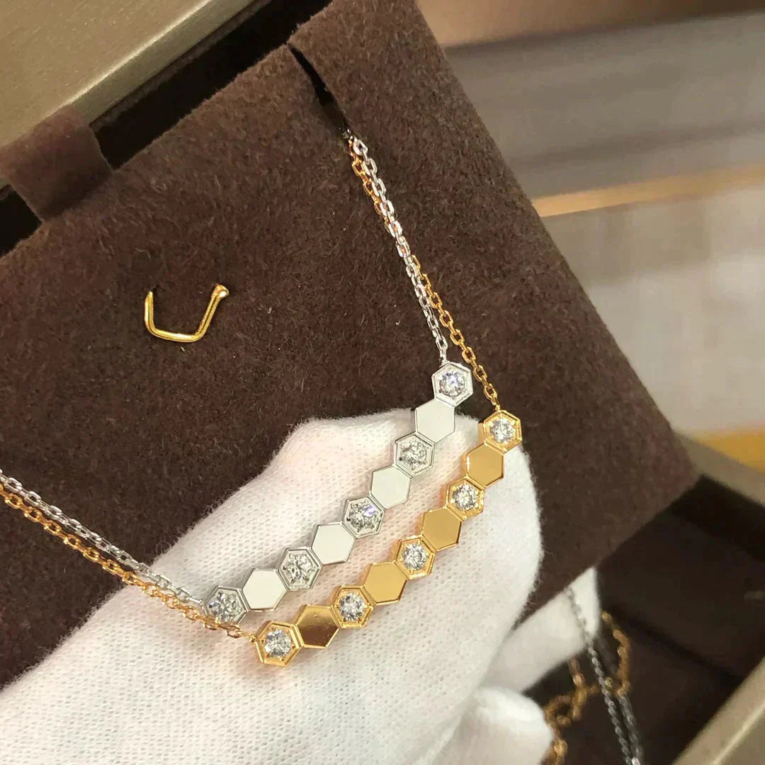 [AuraEcho Jewelry]BEE LOVE NECKLACE DIAMOND