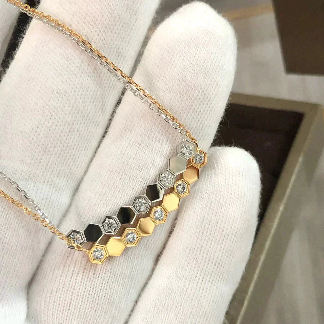 [AuraEcho Jewelry]BEE LOVE NECKLACE DIAMOND