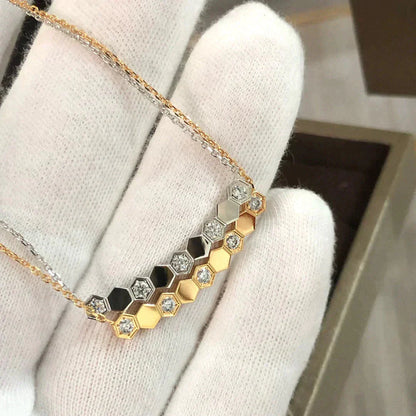 [AuraEcho Jewelry]BEE LOVE NECKLACE DIAMOND