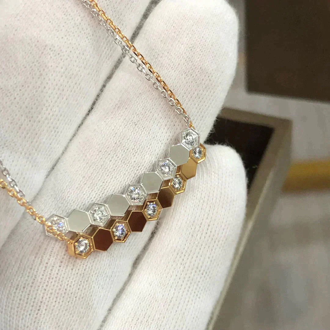 [AuraEcho Jewelry]BEE LOVE NECKLACE DIAMOND