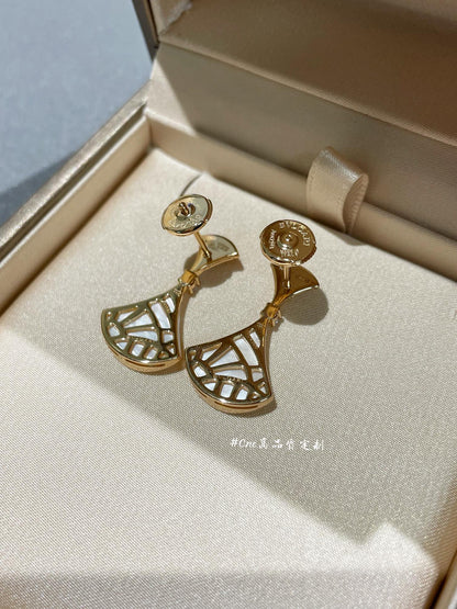 [AuraEcho]DREAM MOP 1 DIAMOND EARRINGS