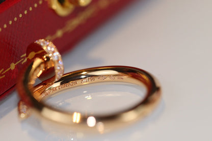 [AuraEcho]JUSTE RING 2.65MM GOLD DIAMOND