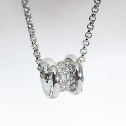 [AuraEcho Jewelry]ZERO 1 SILVER DIAMOND NECKLACE
