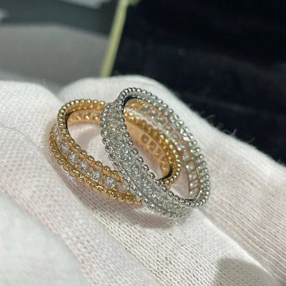 [AuraEcho Jewelry]PERLEE DIAMOND ROSE GOLD RING
