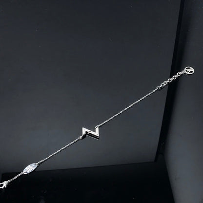 [AuraEcho Jewelry]VOLT LV LOGO BRACELET