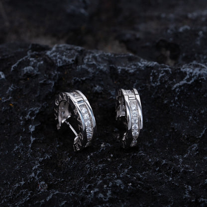 [AuraEcho]ZERO 1 MINI SILVER DIAMOND EARRINGS