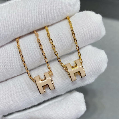 [AuraEcho Jewelry]MINI POP H NECKLACE