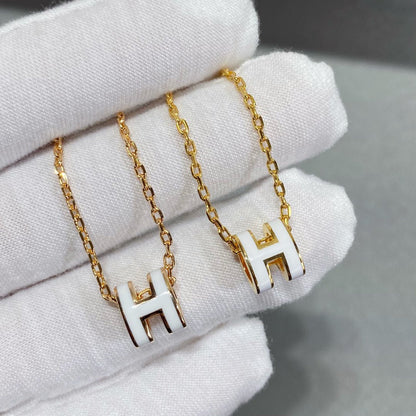 [AuraEcho Jewelry]MINI POP H NECKLACE