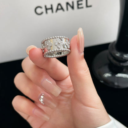 [AuraEcho Jewelry]PERLEE DIAMOND LARGE RING