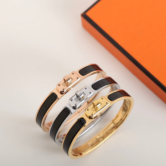 [AuraEcho Jewelry]HM KELLY BLACK BRACELET