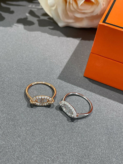 [AuraEcho]RONDE SMALL DIAMOND RING