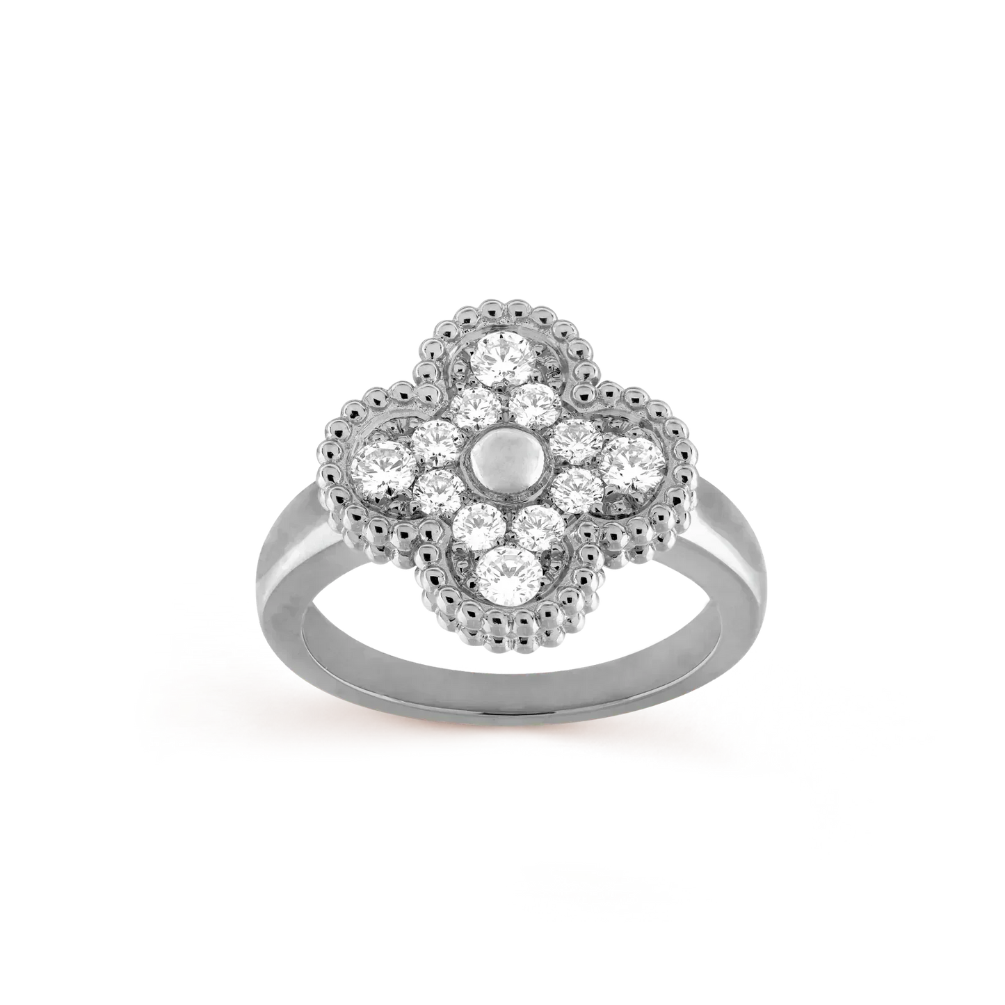 [AuraEcho Jewelry]CLOVER DIAMOND RING