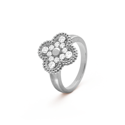[AuraEcho Jewelry]CLOVER DIAMOND RING