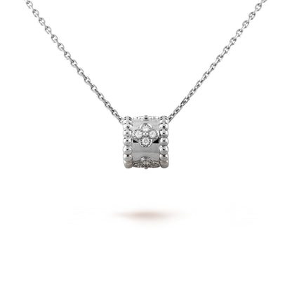 [AuraEcho Jewelry]PERLEE PEDANT SIVLER DIAMOND NECKLACE