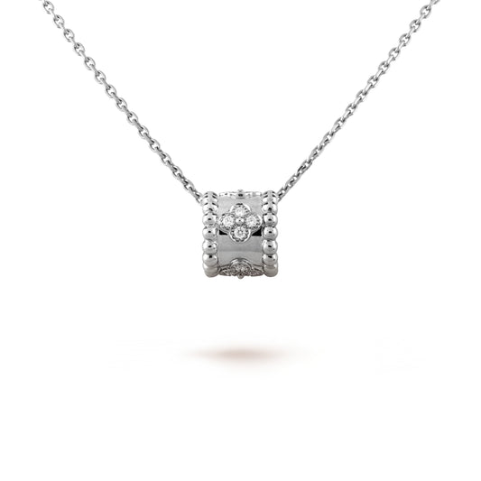 [AuraEcho Jewelry]PERLEE PEDANT SIVLER DIAMOND NECKLACE