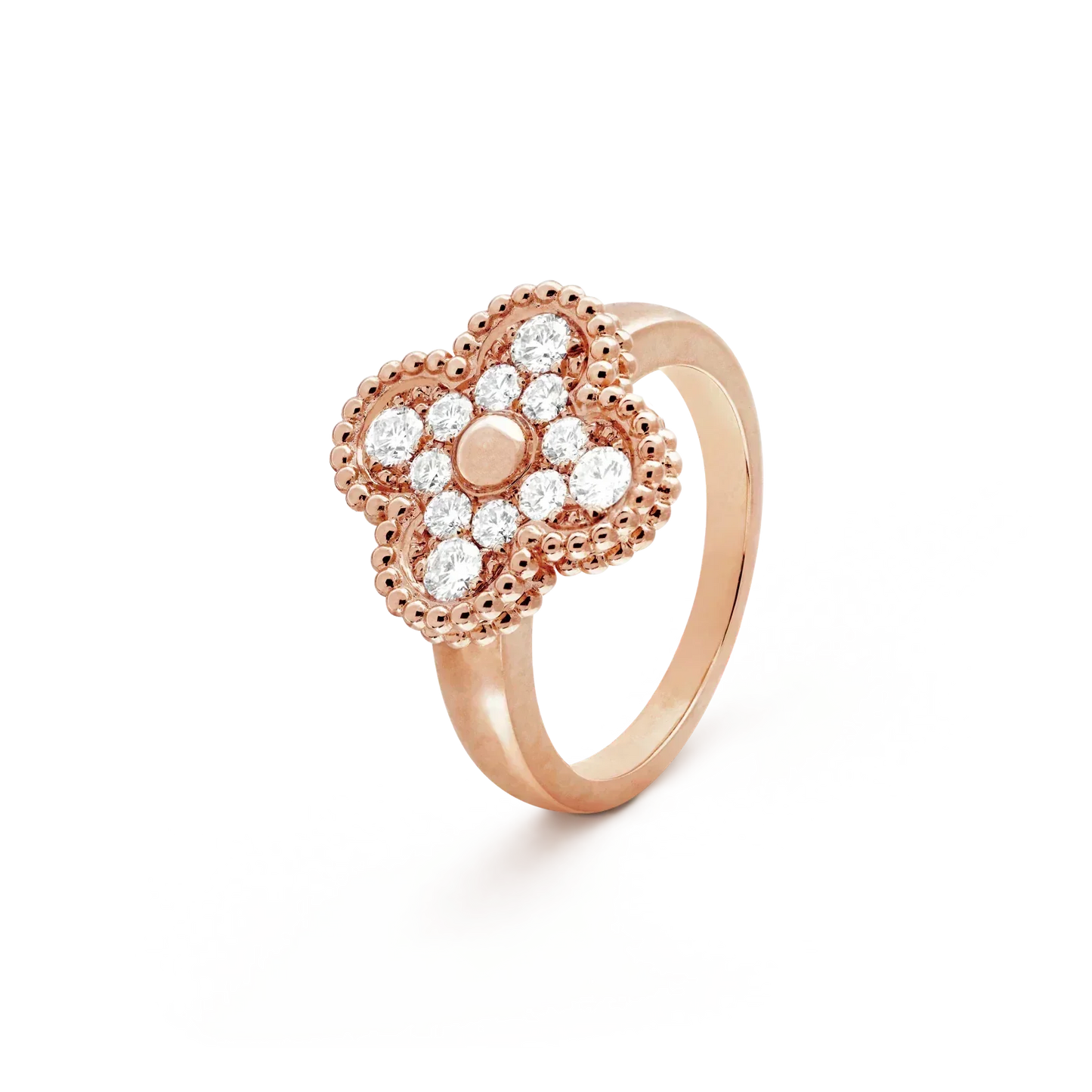[AuraEcho Jewelry]CLOVER DIAMOND RING