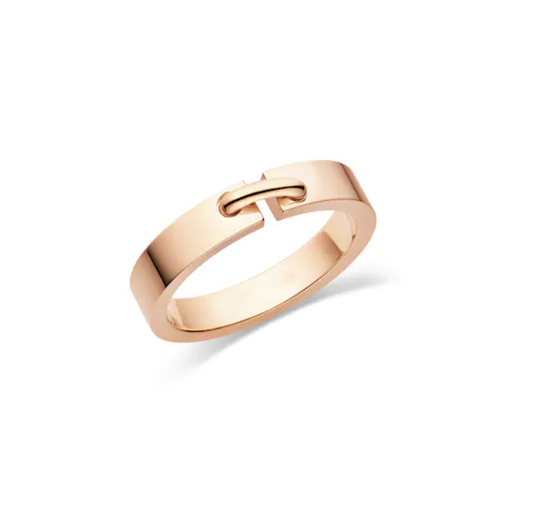 [AuraEcho Jewelry]ALLIANCE LIENS VIDENCE 4MM RING