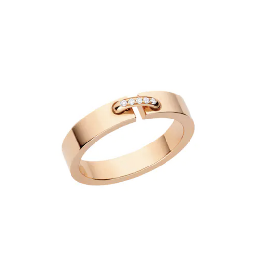 [AuraEcho Jewelry]ALLIANCE LIENS VIDENCE DIAMOND 4MM RING