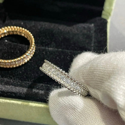 [AuraEcho Jewelry]PERLEE DIAMOND SILVER RING