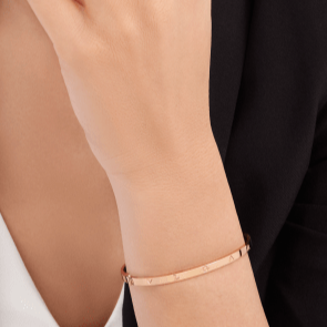 [AuraEcho Jewelry]ZERO 1 PINK GOLD BRACELET
