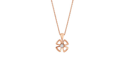 [AuraEcho Jewelry]FIOREVER NECKLACE DIAMOND CENTER