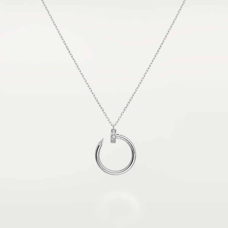 [AuraEcho Jewelry]JUSTE NECKLACE SILVER