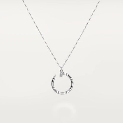 [AuraEcho Jewelry]JUSTE NECKLACE SILVER