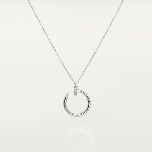 [AuraEcho Jewelry]JUSTE NECKLACE SILVER